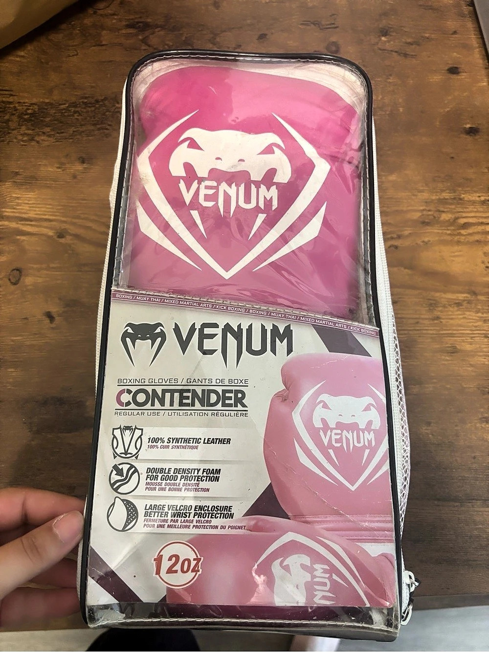 Venum Contender Boxing Gloves 12 oz Pink Boxing Gloves NWT